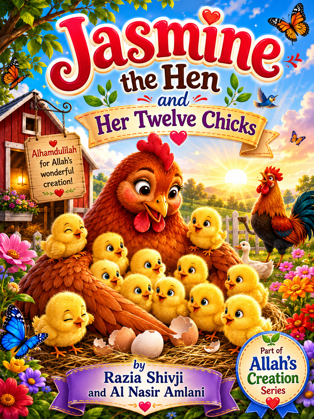 Jasmine the Hen and Her Twelve Chicks cover